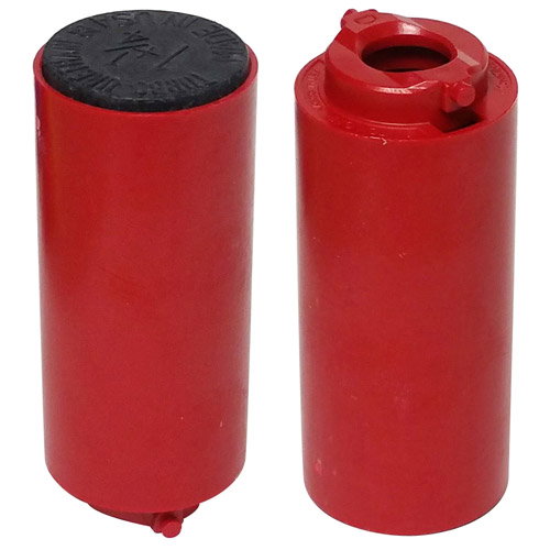 Turbo Red Switch Grip Inner Sleeve with Black 1 1/4 inch Urethane Solid