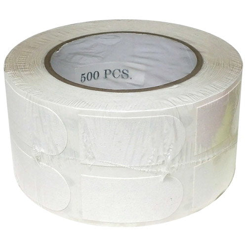 Turbo Bowlers Tape White 1 inch 500 piece roll