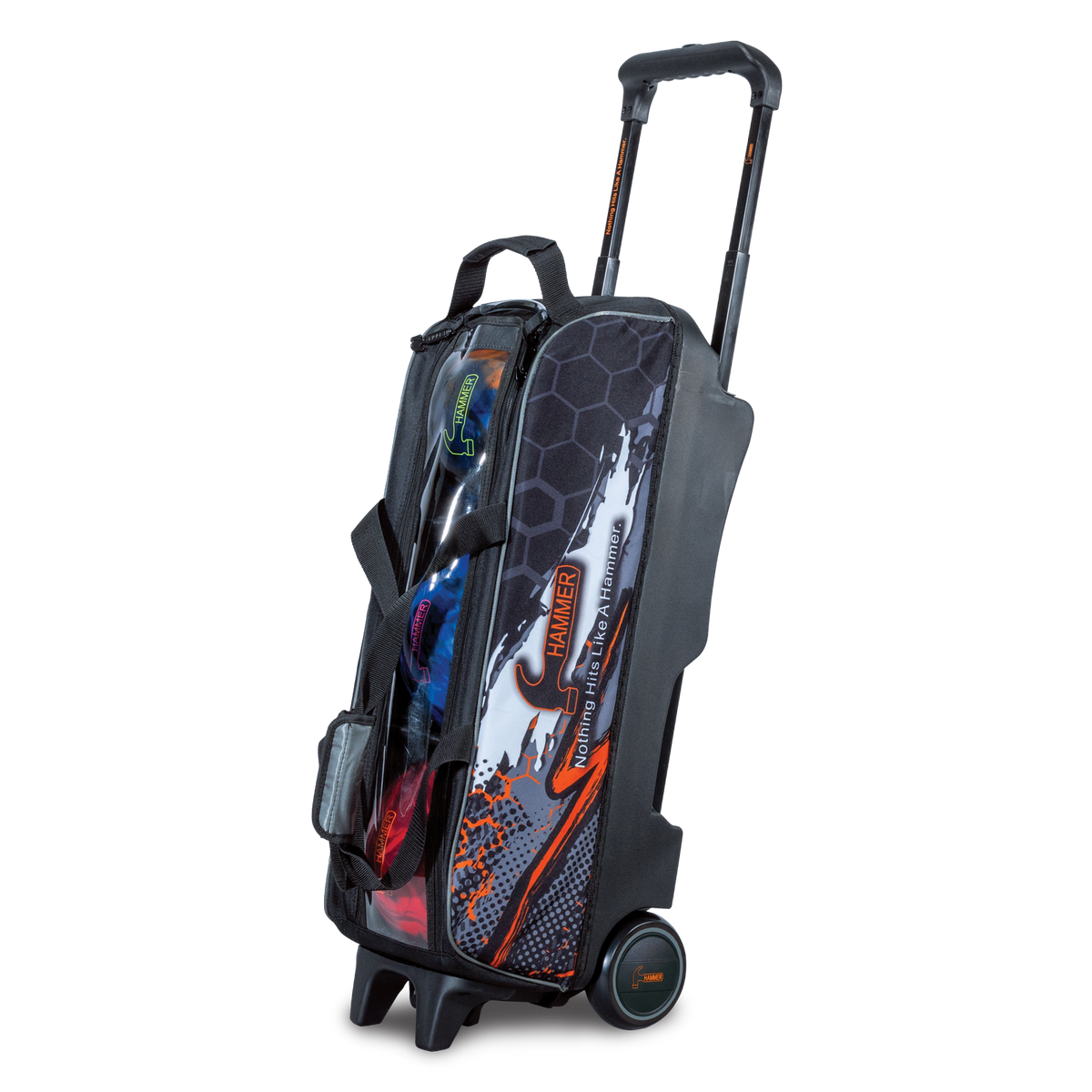 Hammer Hybrid Triple Roller - Black/Orange