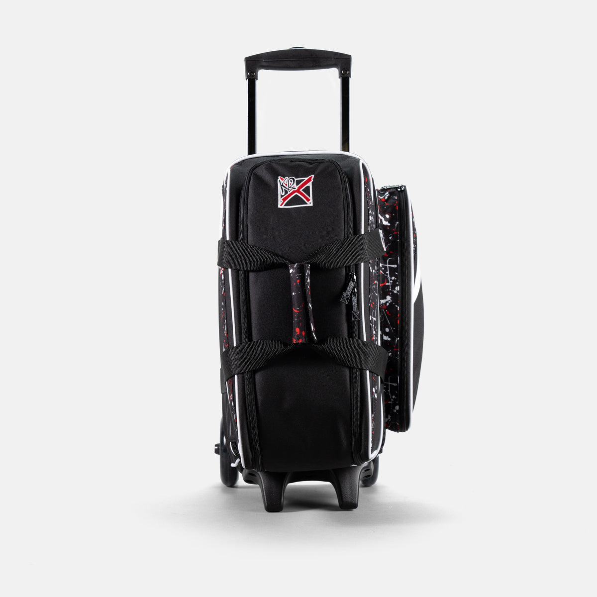 KR Strikeforce Cruiser Double Roller Black/Red/White Splash Front