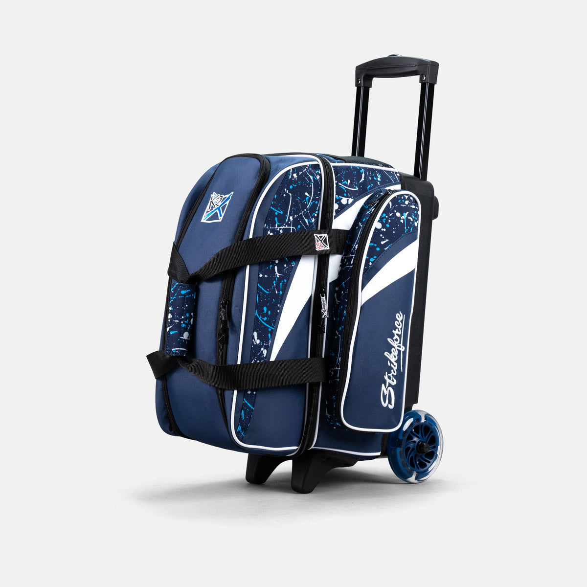 KR Strikeforce Cruiser Double Roller Navy/Blue/White Splash Quarter