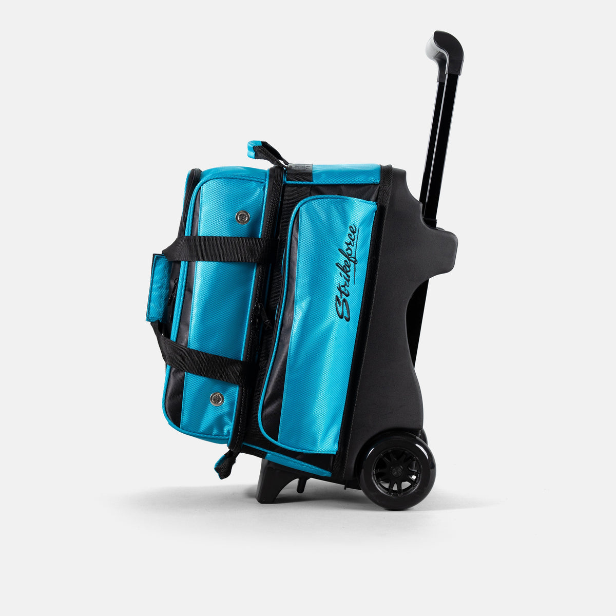 KR Strikeforce Konvoy Double Roller Black/Caribbean – Side view