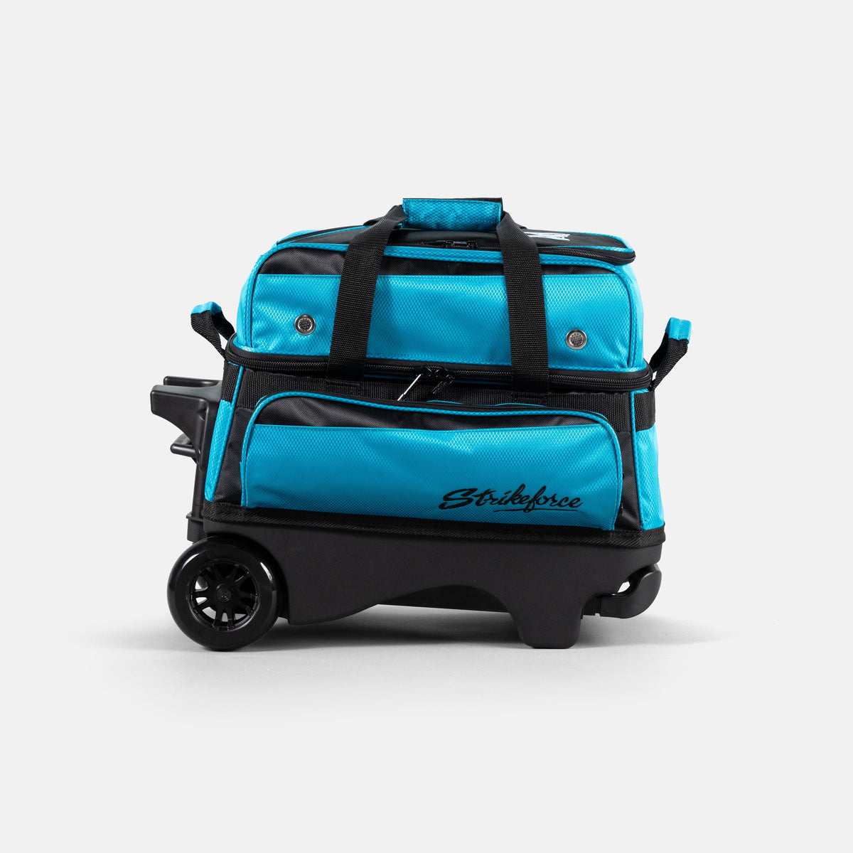 KR Strikeforce Konvoy Double Roller Black/Caribbean – Side view