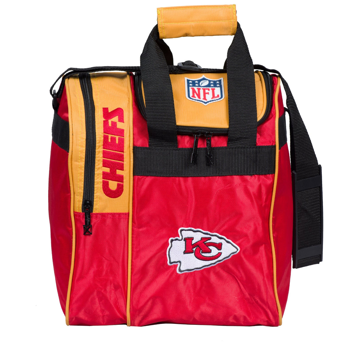 KR Strikeforce Kansas City Chiefs NFL Single Tote Bowling Bag