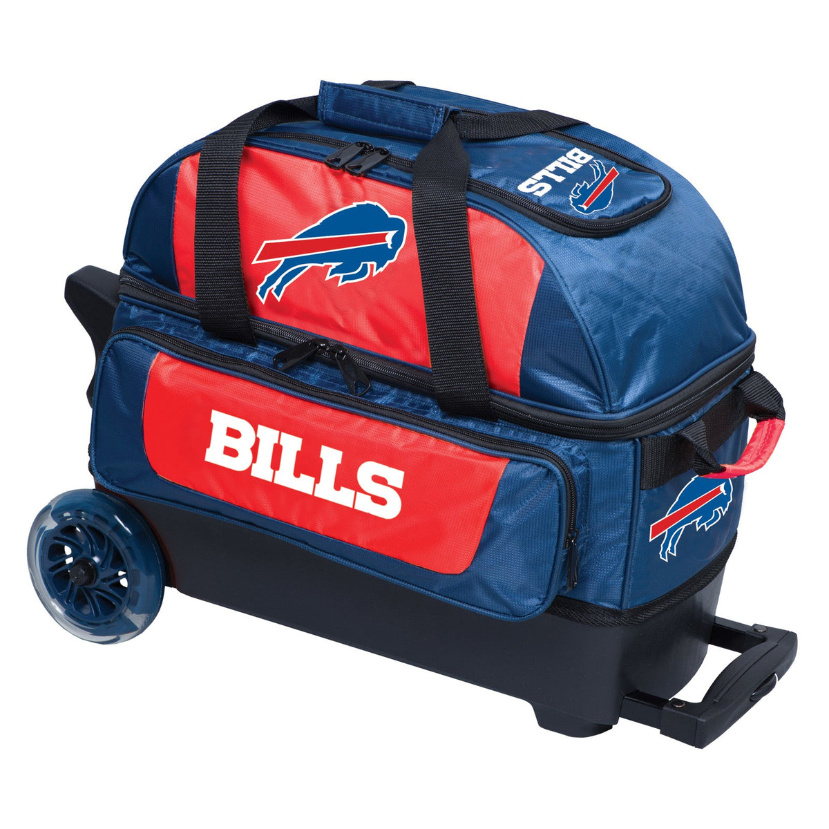 KR Strikeforce Buffalo Bills NFL Double Roller Bowling Bag