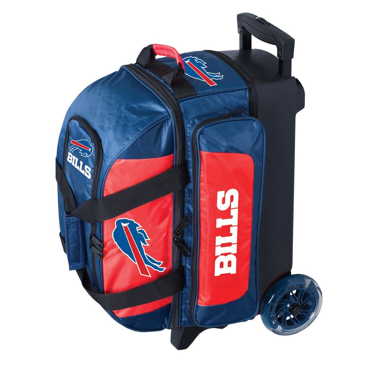 KR Strikeforce Buffalo Bills NFL Double Roller Bowling Bag