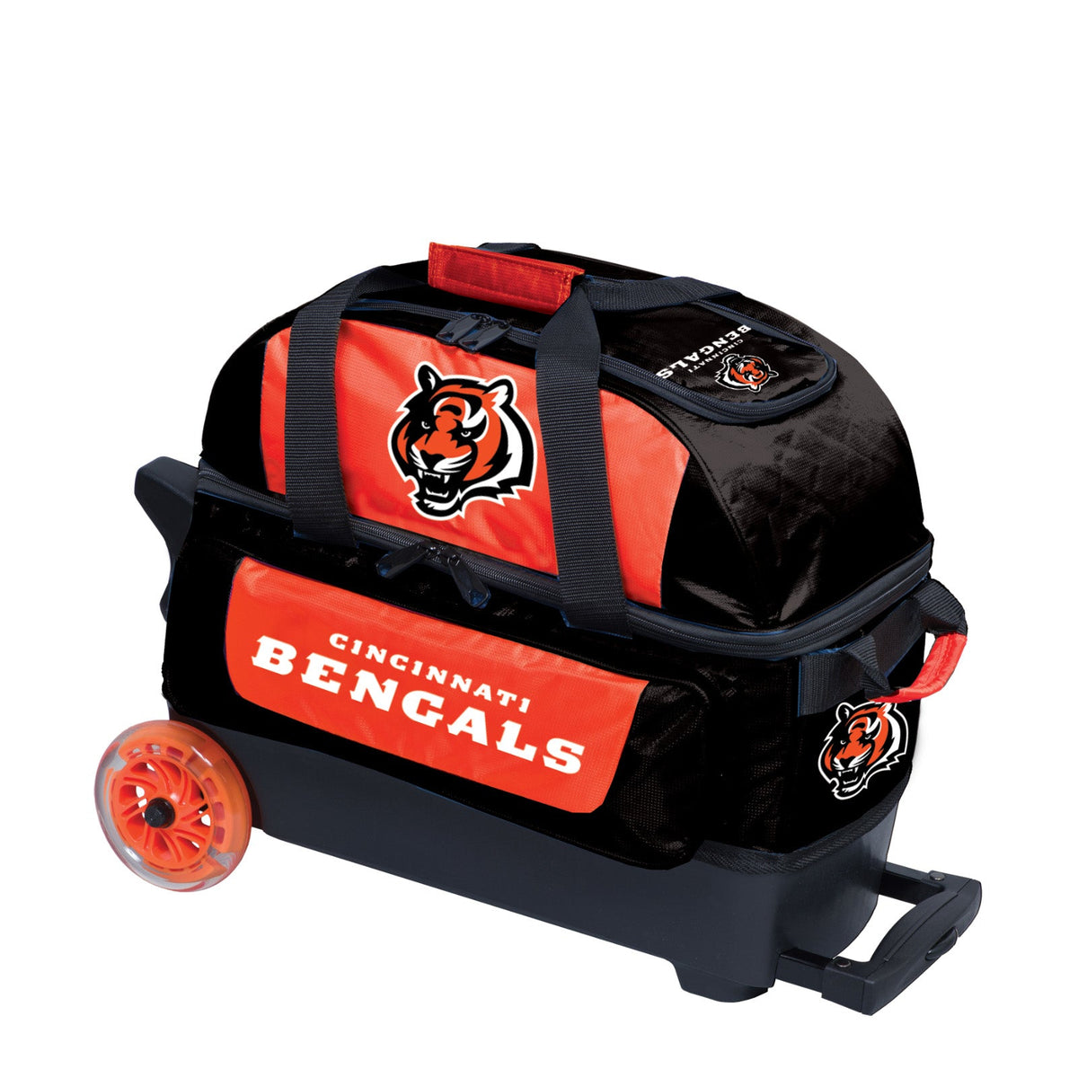 KR Strikeforce Cincinnati Bengals NFL Double Roller Bowling Bag