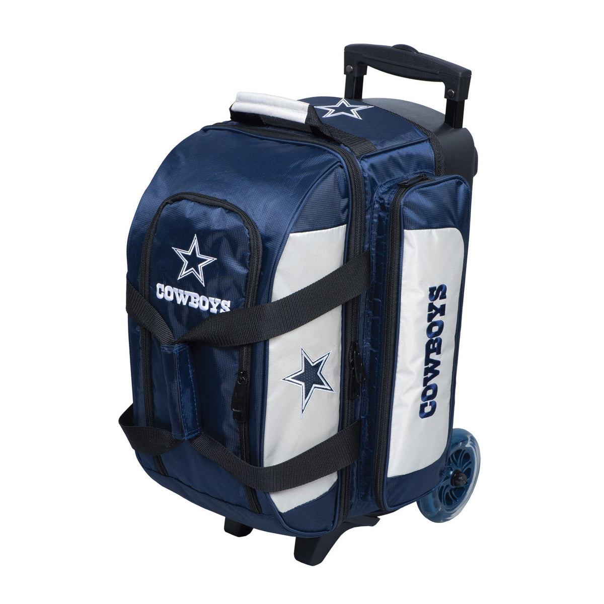 KR Strikeforce Dallas Cowboys NFL Double Roller Bowling Bag