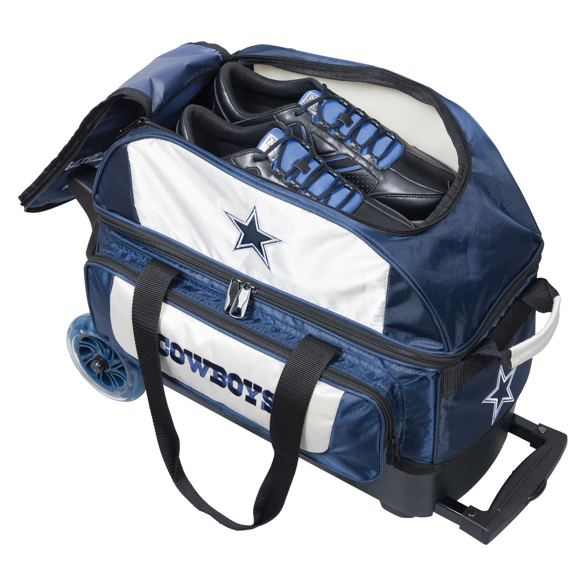 KR Strikeforce Dallas Cowboys NFL Double Roller Bowling Bag
