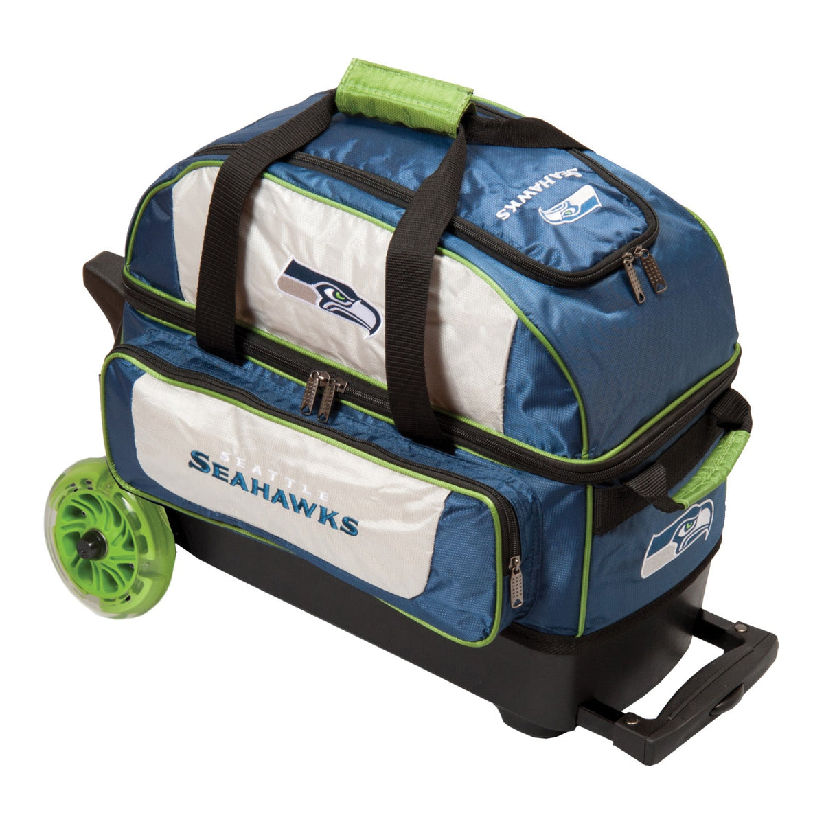 KR Strikeforce Seattle Seahawks NFL Double Roller Bowling Bag