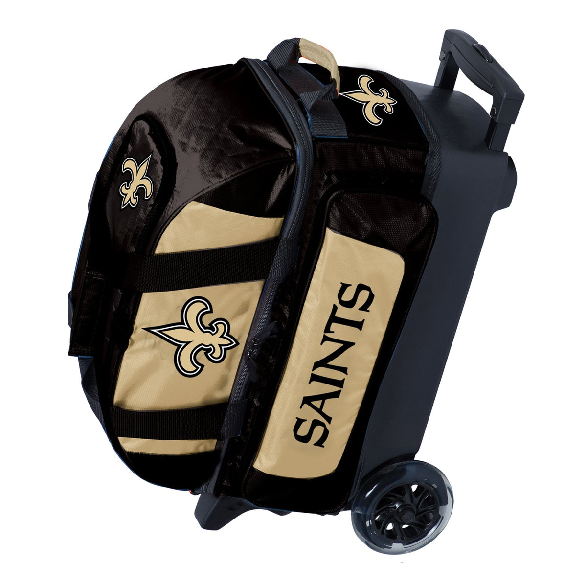 KR Strikeforce New Orleans Saints NFL Double Roller Bowling Bag