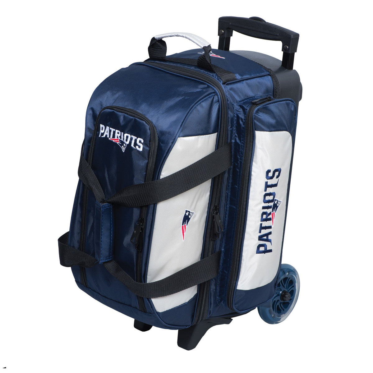 KR Strikeforce New England Patriots NFL Double Roller Bowling Bag