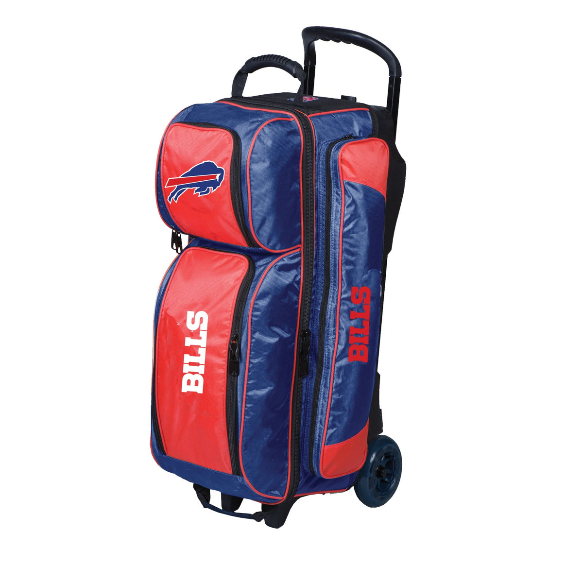 KR Strikeforce Buffalo Bills NFL Triple Roller Bowling Bag