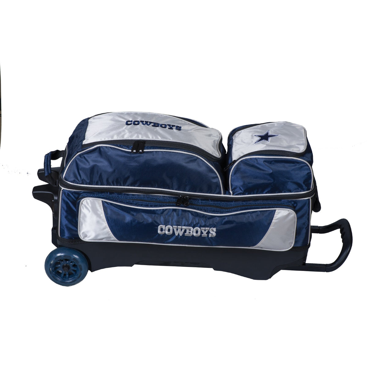 KR Strikeforce Dallas Cowboys NFL Triple Roller Bowling Bag