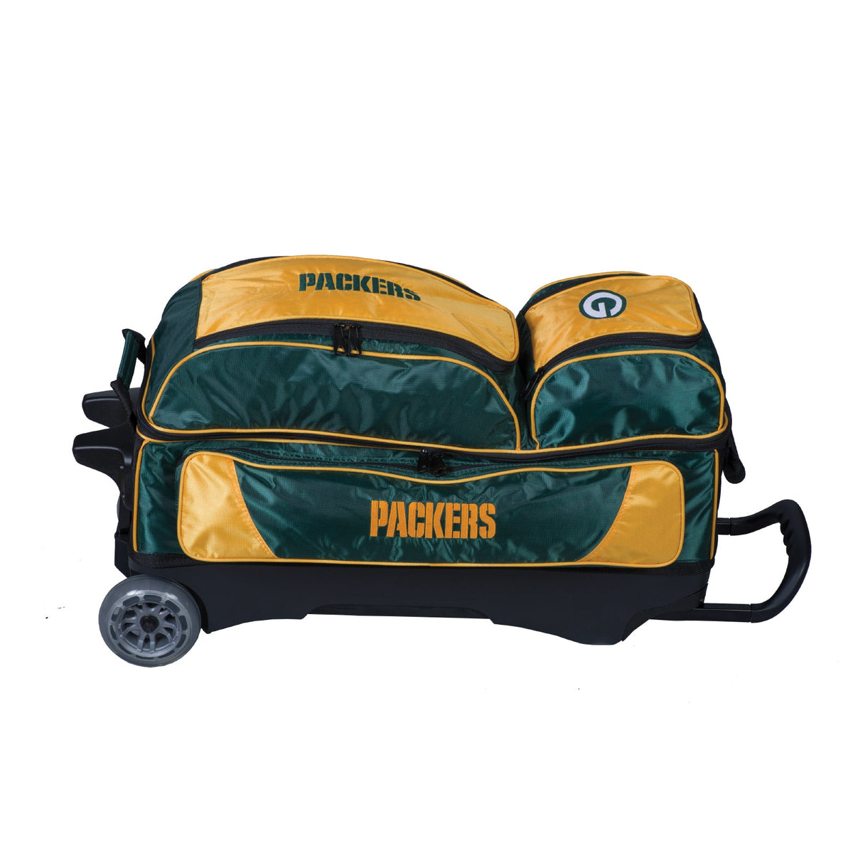 KR Strikeforce Green Bay Packers NFL Triple Roller Bowling Bag