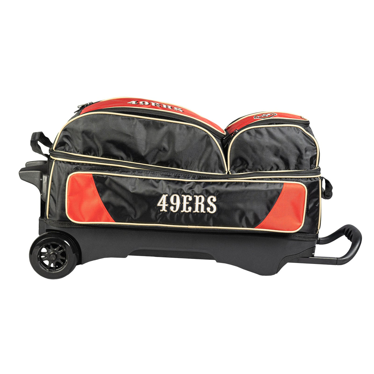 KR Strikeforce San Francisco 49ers NFL Triple Roller Bowling Bag