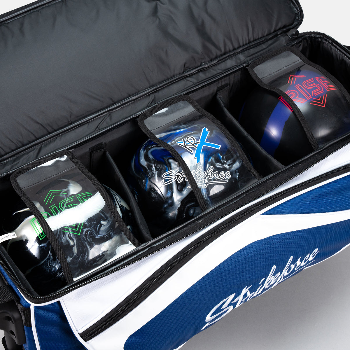 KR Strikeforce Drive Dually Triple Roller Royal/White – 02_Detail