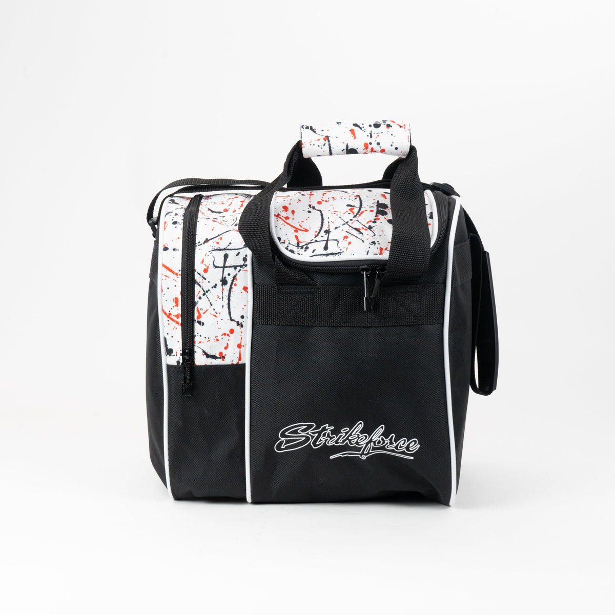 KR Strikeforce Rook Single Tote White/Black/Red Splash
