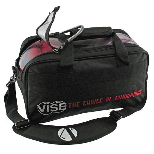 Vise 2 Ball Clear Top Tote – Black