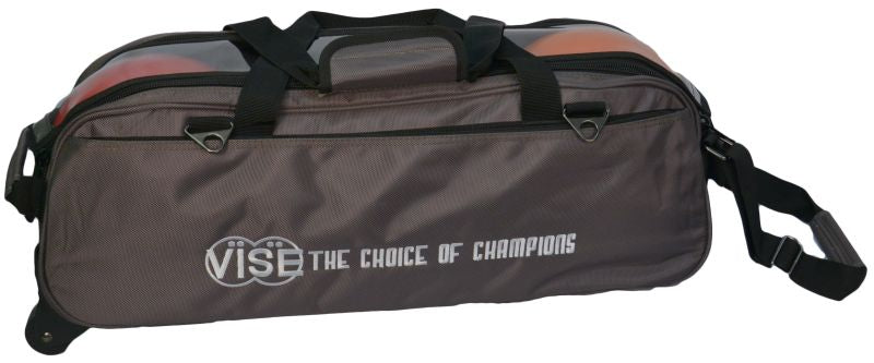 Vise 3 Ball Clear Top Tote Roller – Grey
