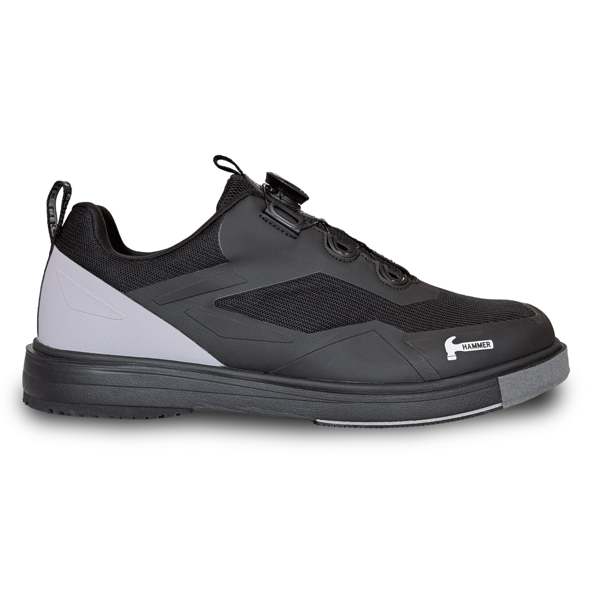 Hammer Vibe Black/Grey bowling shoes side view