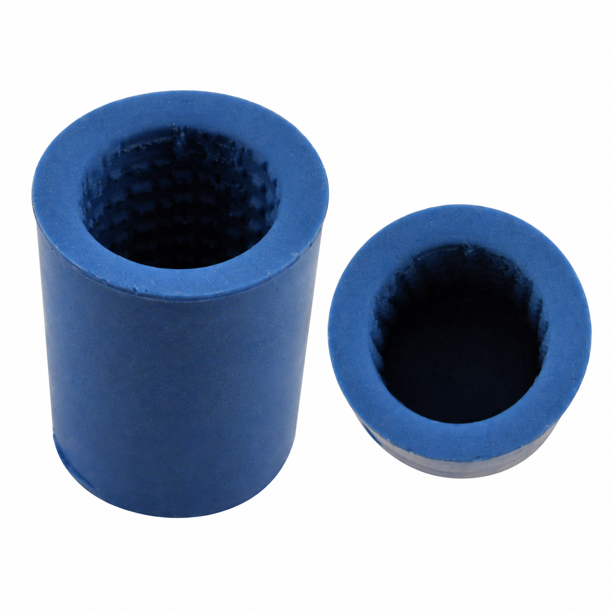 Vise Blue Silicone Round with Nubs finger grip