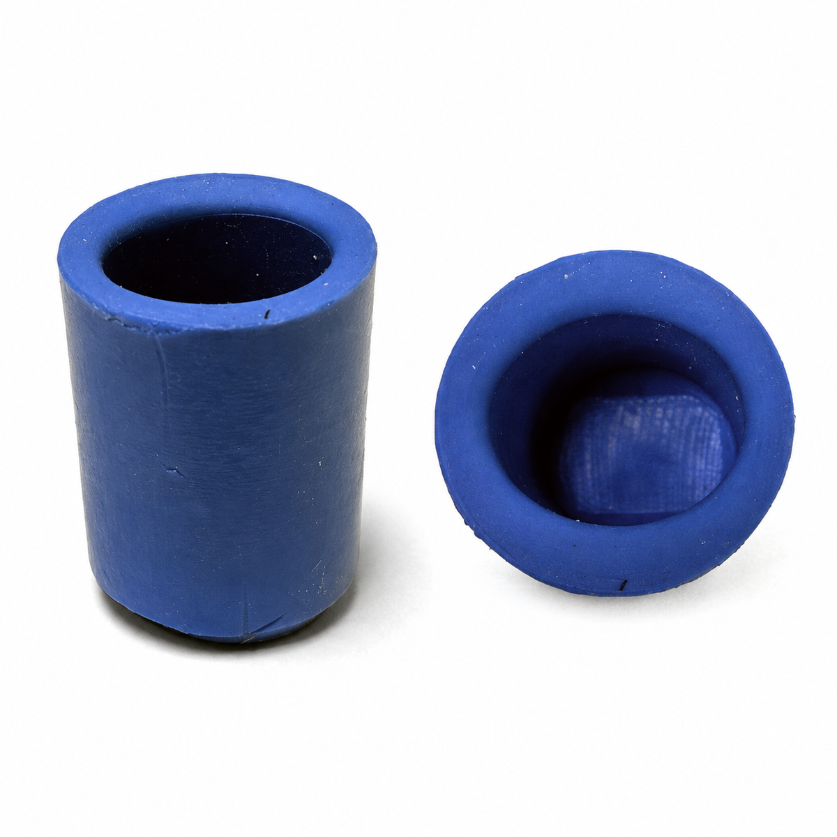 Vise Blue Silicone Smooth Oval finger grip