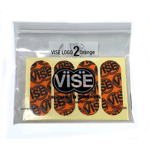 Vise pre-cut logo tape 1" – Orange